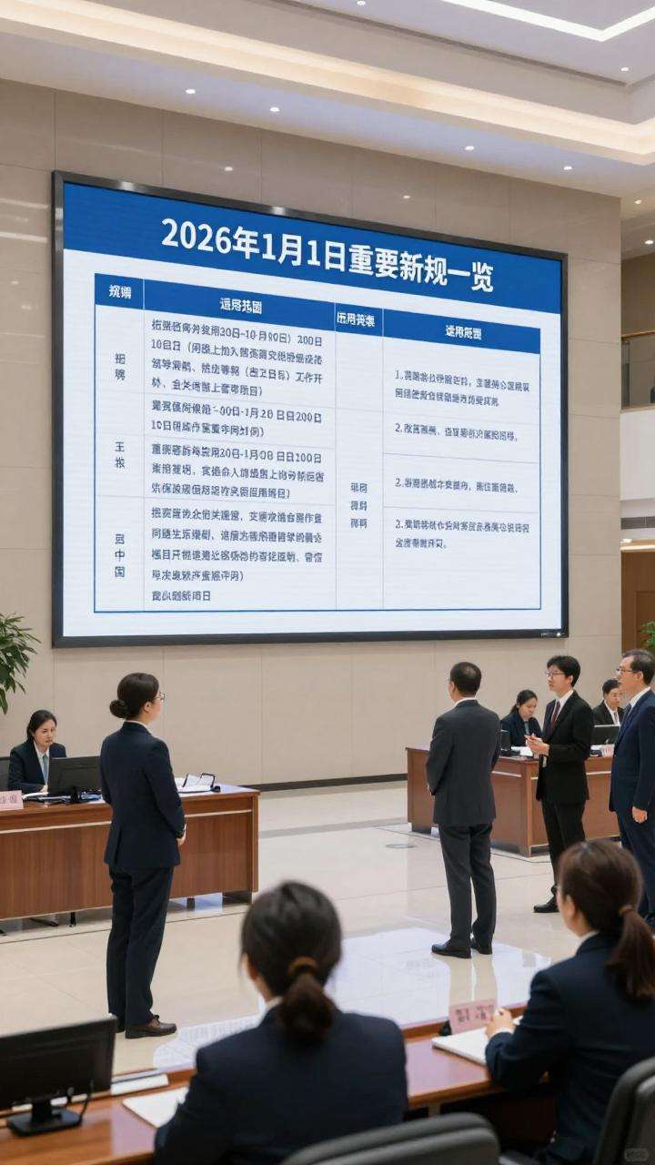 2026年1月1日开始施行 重要新规一览 2026年1月1日开始施行 重要新规一览第三张图