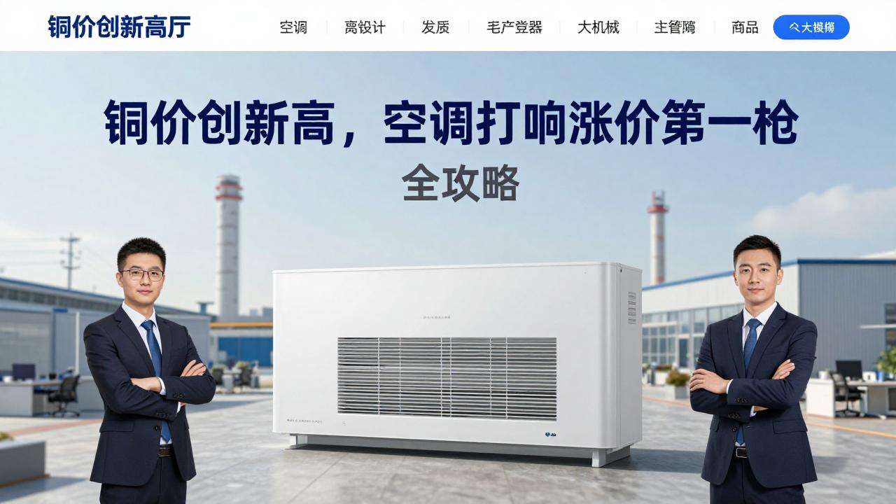 铜价创新高空调打响涨价第一枪全攻略