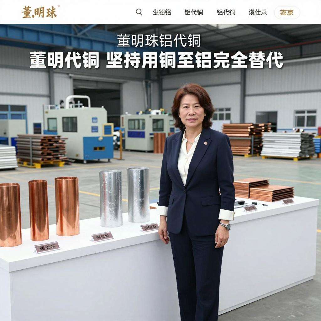 董明珠谈铝代铜：坚持用铜直至铝完全替代