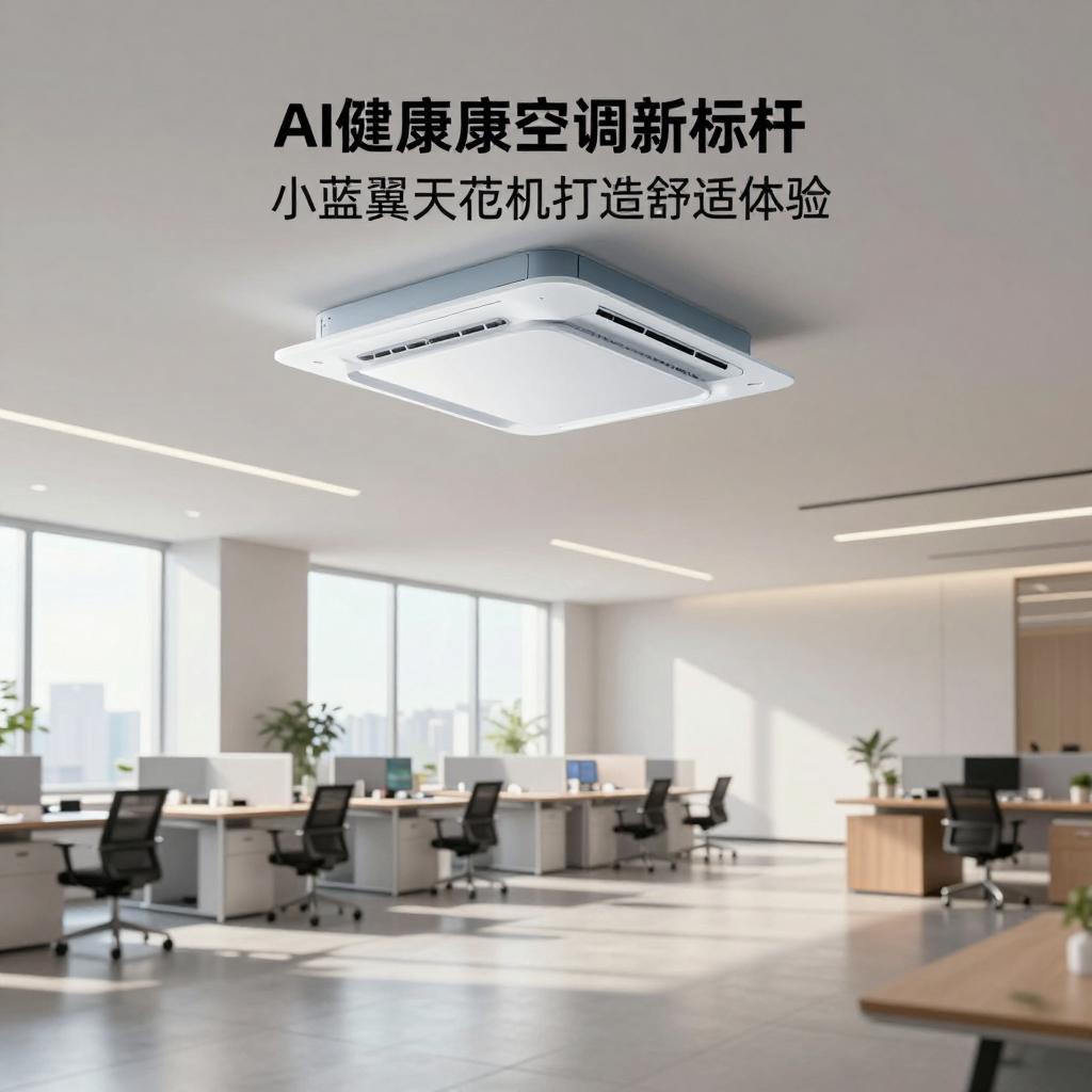AI健康空调新标杆｜小蓝翼天花机打造舒适体验