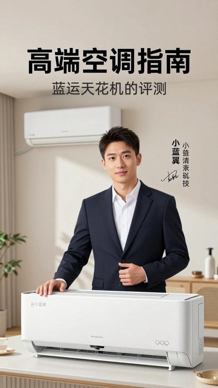 小蓝翼天花机评测：奥运冠军背书，AI健康赋能舒适生活｜高端空调指南第一张图