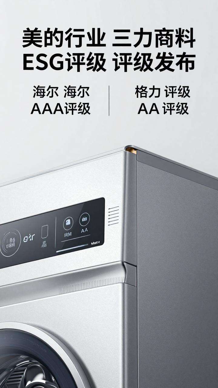 白电三巨头ESG评级出炉：美的海尔获AAA，格力获AA｜ESG竞争新格局第二张图