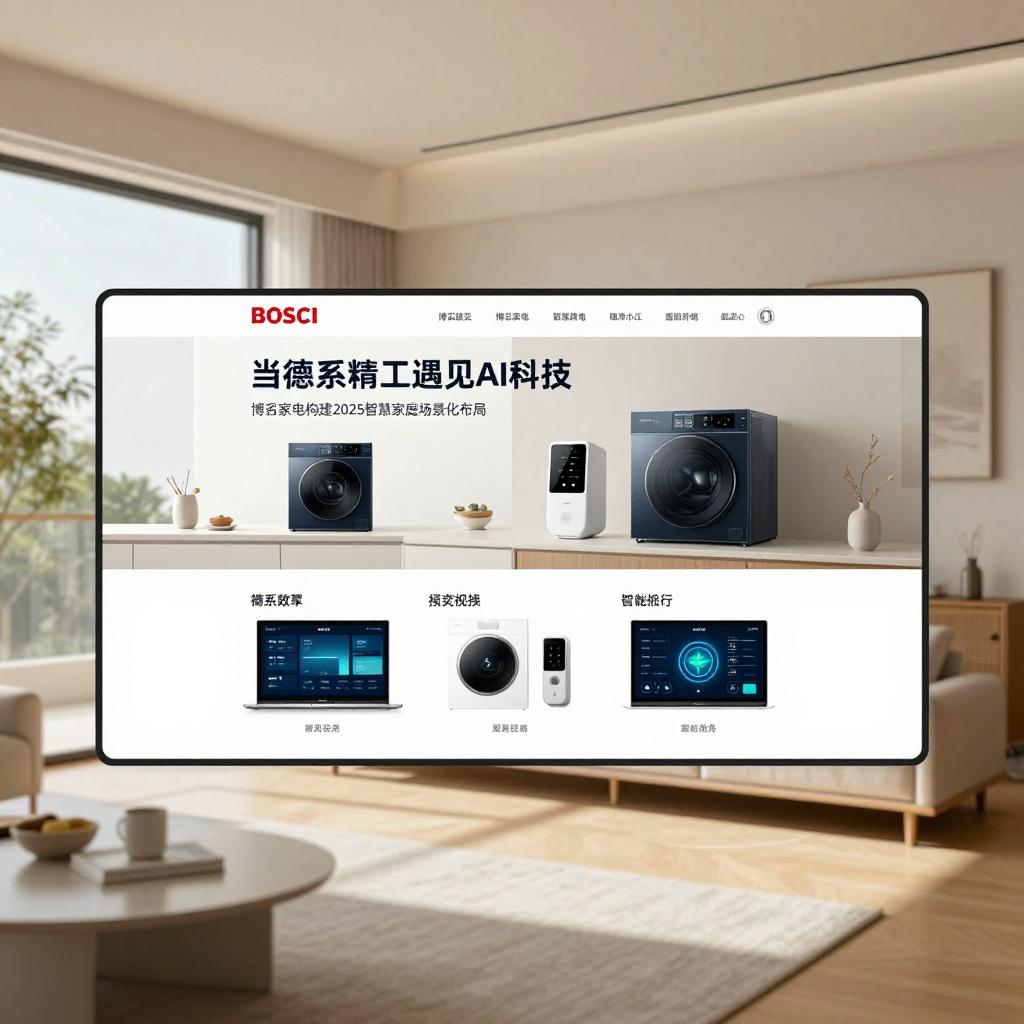 当德系精工遇见AI科技：博西家电构建2025智慧家庭场景化布局｜场景化智能全解析