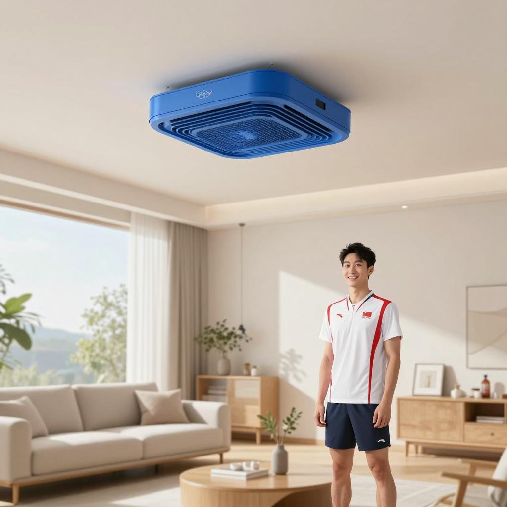 小蓝翼天花机：奥运冠军背书，AI健康赋能舒适生活场景｜选购指南