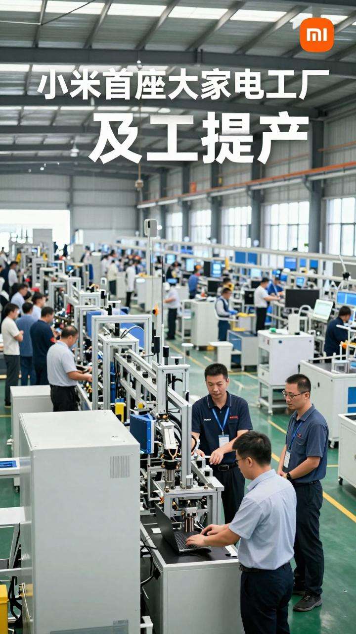 小米首座大家电工厂竣工投产｜智能家电制造新里程碑第一张图