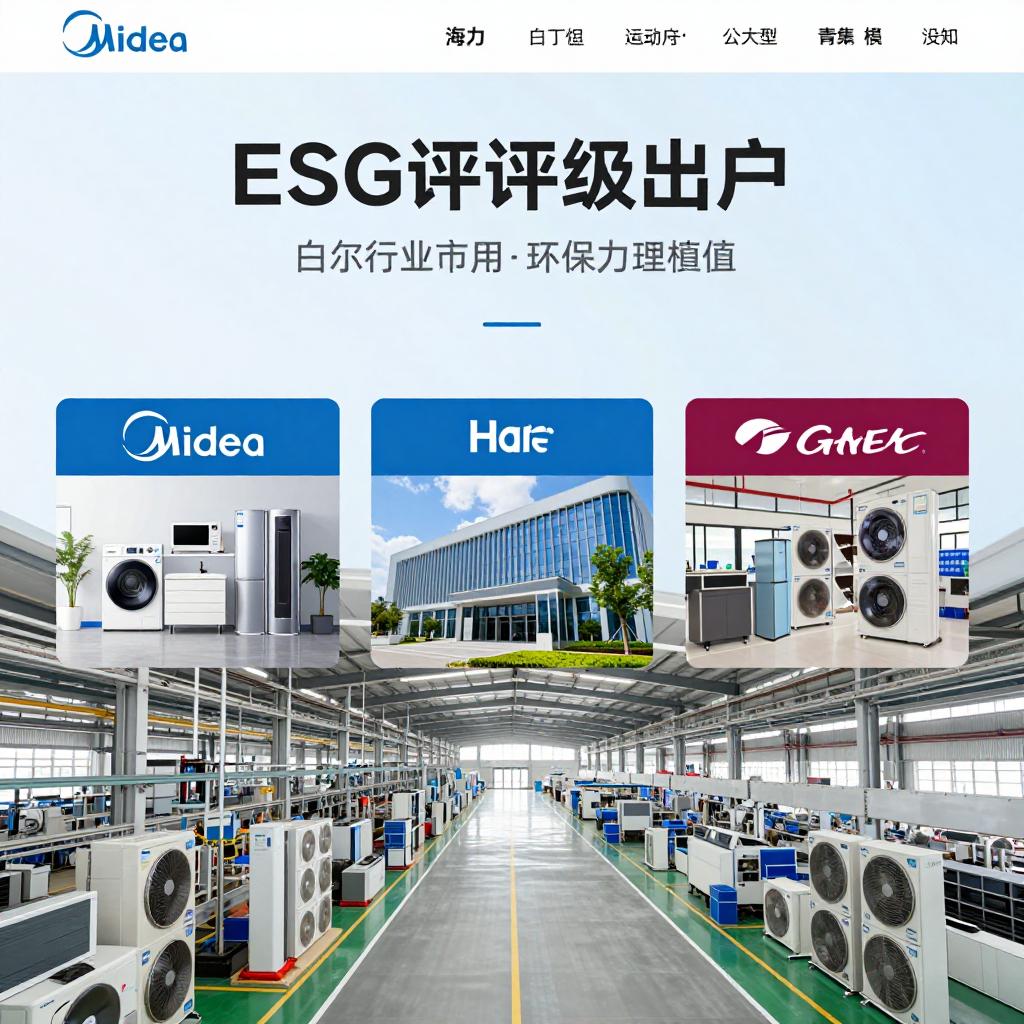 白电三巨头ESG评级出炉：美的海尔获AAA级，格力AA级｜ESG评级解读