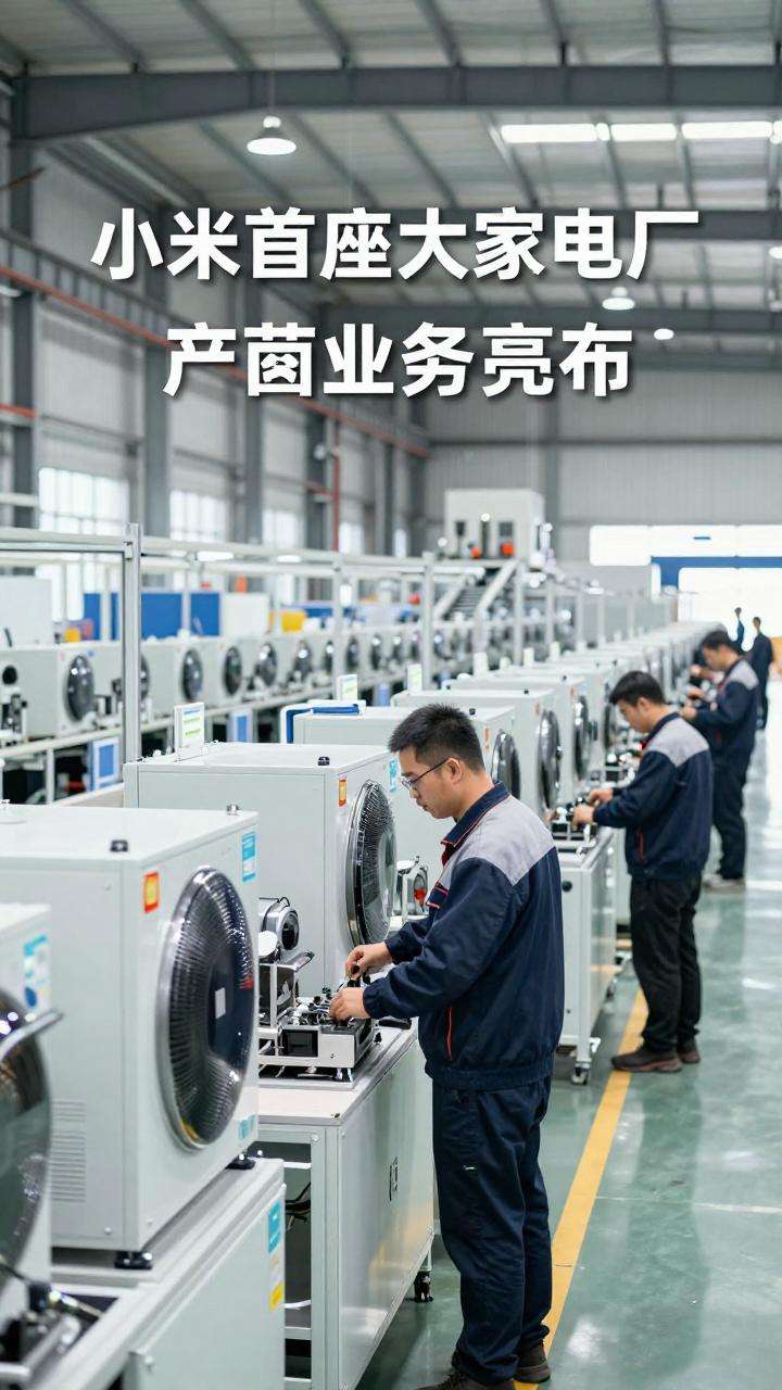 小米首座大家电工厂竣工投产｜自产中央空调即将亮相第一张图
