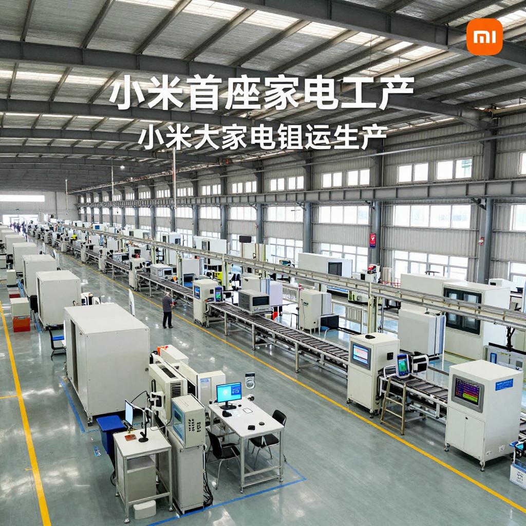 小米首座大家电工厂竣工投产｜中央空调自产里程碑