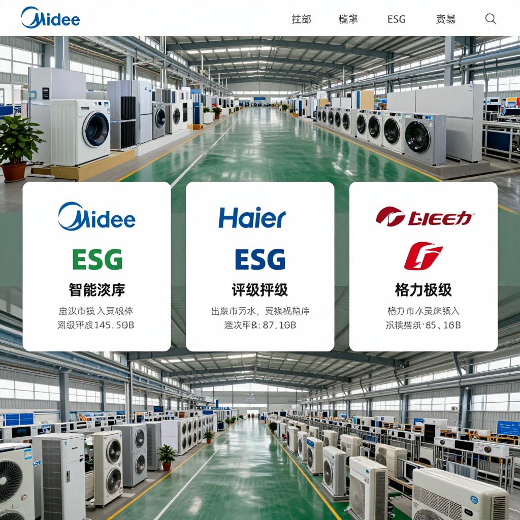 白电三巨头ESG评级出炉：美的海尔获AAA级，格力获AA级｜ESG竞争分析