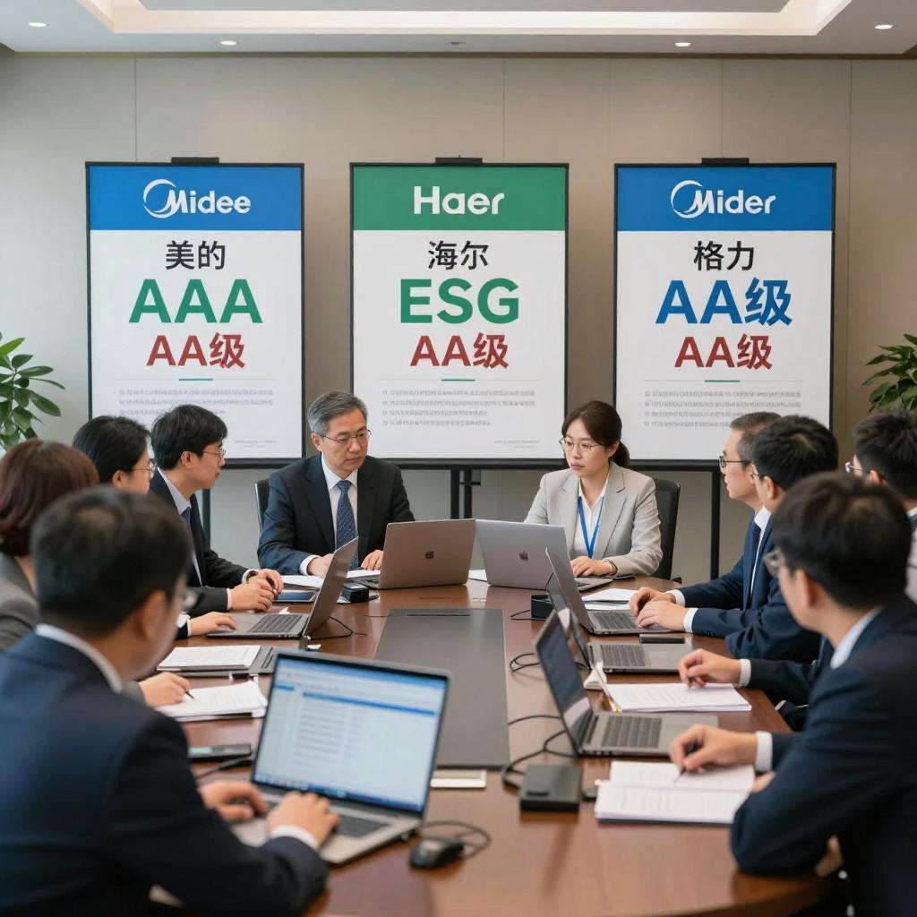 白电三巨头ESG评级出炉：美的海尔获AAA级，格力获AA级｜ESG竞争分析第一张图