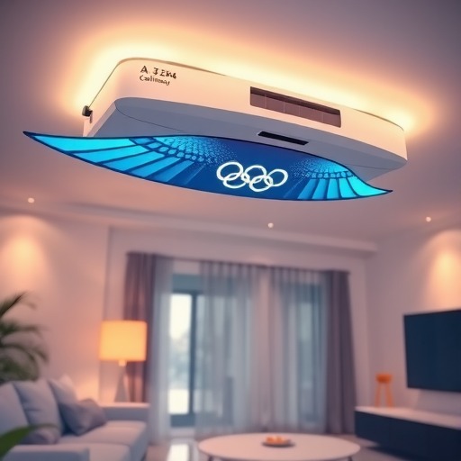 小蓝翼天花机，奥运冠军背书，AI健康赋能舒适生活场景