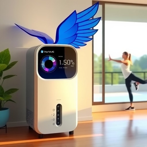 小蓝翼天花机，奥运冠军背书，AI健康赋能舒适生活场景