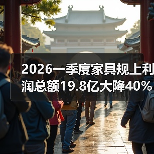 2026一季度家具规上利润总额19.8亿大降40%:大厂哭,小作坊笑?(图4) 2026一季度家具规上利润总额19.8亿大降40%:大厂哭,小作坊笑?(图4)