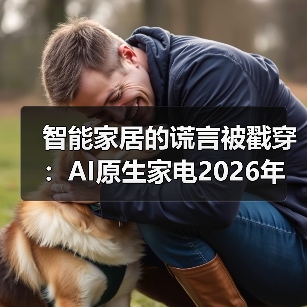 智能家居的谎言被戳穿:AI原生家电2026年迎来全面落地元年(图2) 智能家居的谎言被戳穿:AI原生家电2026年迎来全面落地元年(图2)