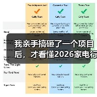我亲手搞砸了一个项目后，才看懂2026家电行业从规模扩张转向价值创造赛道