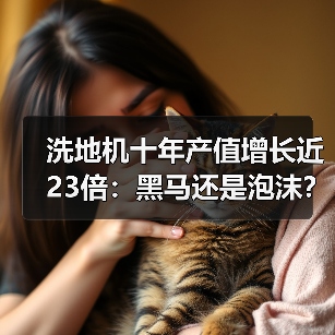 洗地机十年产值增长近23倍：黑马还是泡沫？