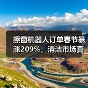 擦窗机器人订单春节暴涨209%,清洁市场真的变了?(图4) 擦窗机器人订单春节暴涨209%,清洁市场真的变了?(图4)