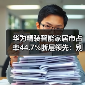华为精装智能家居市占率44.7%断层领先:别人怎么追?(图4) 华为精装智能家居市占率44.7%断层领先:别人怎么追?(图4)