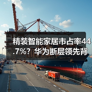 精装智能家居市占率44.7%？华为断层领先背后三个硬核操作