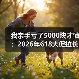 我亲手亏了5000块才懂：2026年618大促拉长至55天行业最长，普通人怎么应