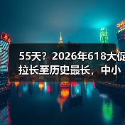 55天？2026年618大促拉长至历史最长，中小卖家怎么活？