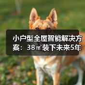 小户型全屋智能解决方案:38㎡装下未来5年的家(图3) 小户型全屋智能解决方案:38㎡装下未来5年的家(图3)