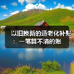 以旧换新的适老化补贴:一笔算不清的账(图4) 以旧换新的适老化补贴:一笔算不清的账(图4)