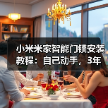小米米家智能门锁安装教程：自己动手，3年省下1200元安装费