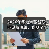 2026年华为鸿蒙智联认证设备清单:我测了47款,这18个闭眼入(图3) 2026年华为鸿蒙智联认证设备清单:我测了47款,这18个闭眼入(图3)