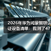 2026年华为鸿蒙智联认证设备清单:我测了47款,这18个闭眼入(图2) 2026年华为鸿蒙智联认证设备清单:我测了47款,这18个闭眼入(图2)