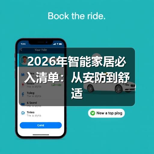 2026年智能家居必入清单:从安防到舒适生活的6款高能好物推荐(图3) 2026年智能家居必入清单:从安防到舒适生活的6款高能好物推荐