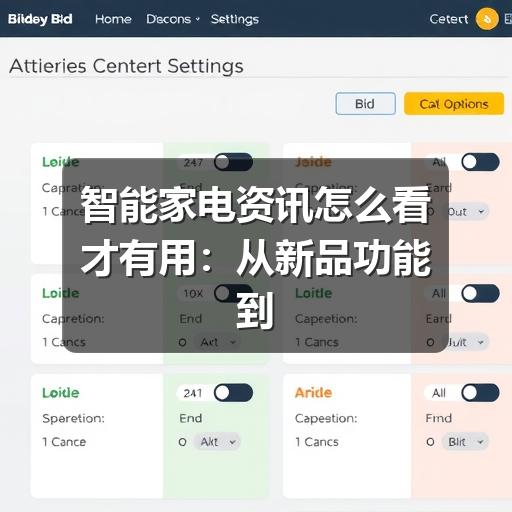 智能家电资讯怎么看才有用:从新品功能到家庭落地的实用判断(图3) 智能家电资讯怎么看才有用:从新品功能到家庭落地的实用判断