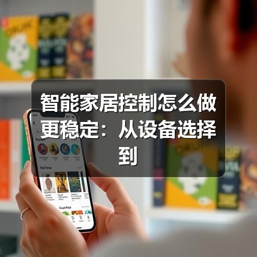 智能家居控制怎么做更稳定:从设备选择到场景设置的实用指南(图3) 智能家居控制怎么做更稳定:从设备选择到场景设置的实用指南