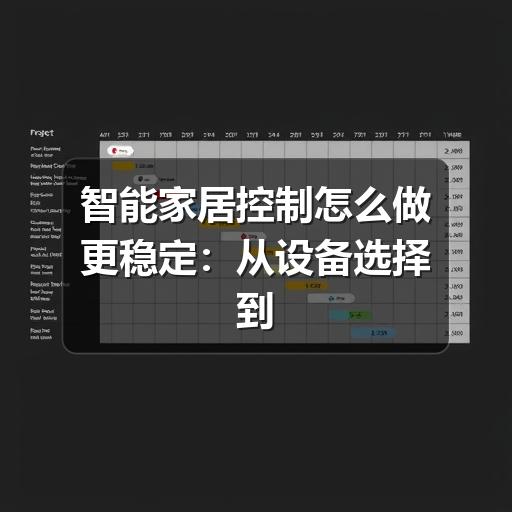 智能家居控制怎么做更稳定:从设备选择到场景设置的实用指南(图2) 智能家居控制怎么做更稳定:从设备选择到场景设置的实用指南(5)