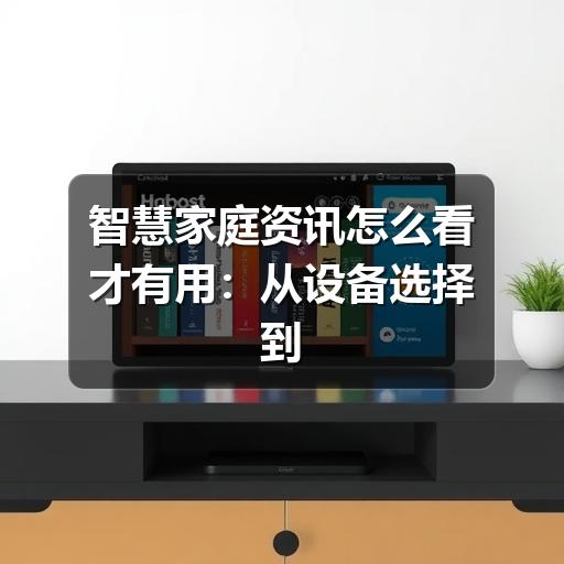 智慧家庭资讯怎么看才有用:从设备选择到日常管理的实用指南(图3) 智慧家庭资讯怎么看才有用:从设备选择到日常管理的实用指南