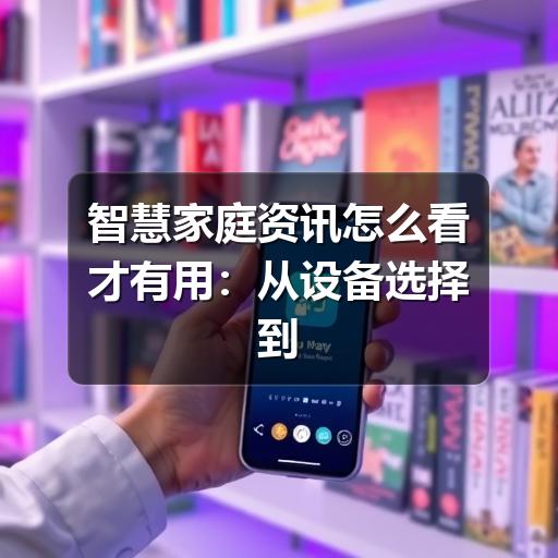 智慧家庭资讯怎么看才有用：从设备选择到日常管理的实用指南