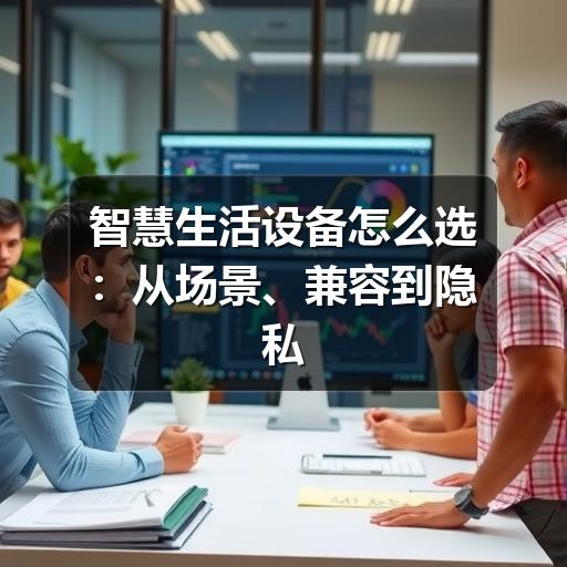 智慧生活设备怎么选:从场景、兼容到隐私的实用指南(图3) 智慧生活设备怎么选:从场景、兼容到隐私的实用指南
