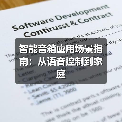 智能音箱应用场景指南：从语音控制到家庭自动化