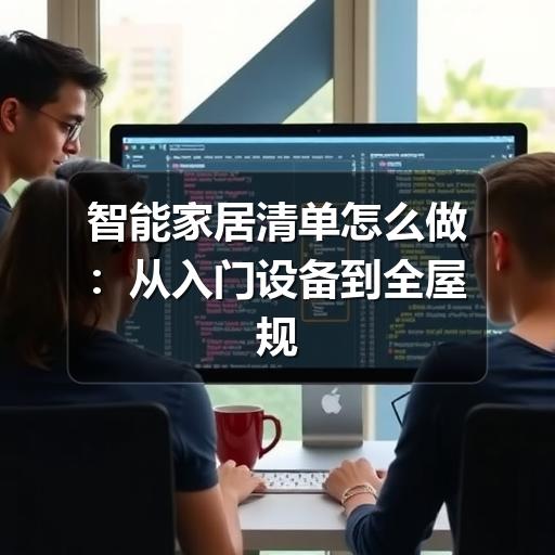 智能家居清单怎么做:从入门设备到全屋规划的实用指南(图3) 智能家居清单怎么做:从入门设备到全屋规划的实用指南