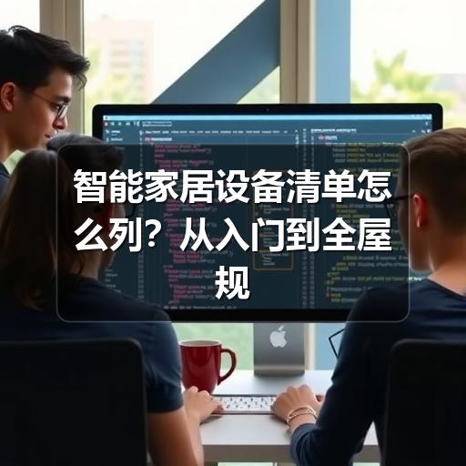 智能家居设备清单怎么列?从入门到全屋规划的实用指南(图3) 智能家居设备清单怎么列?从入门到全屋规划的实用指南